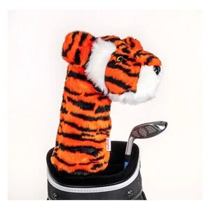 Daphne's Headcovers Tiger Golf Club Headcover Novelty Plush Orange Black